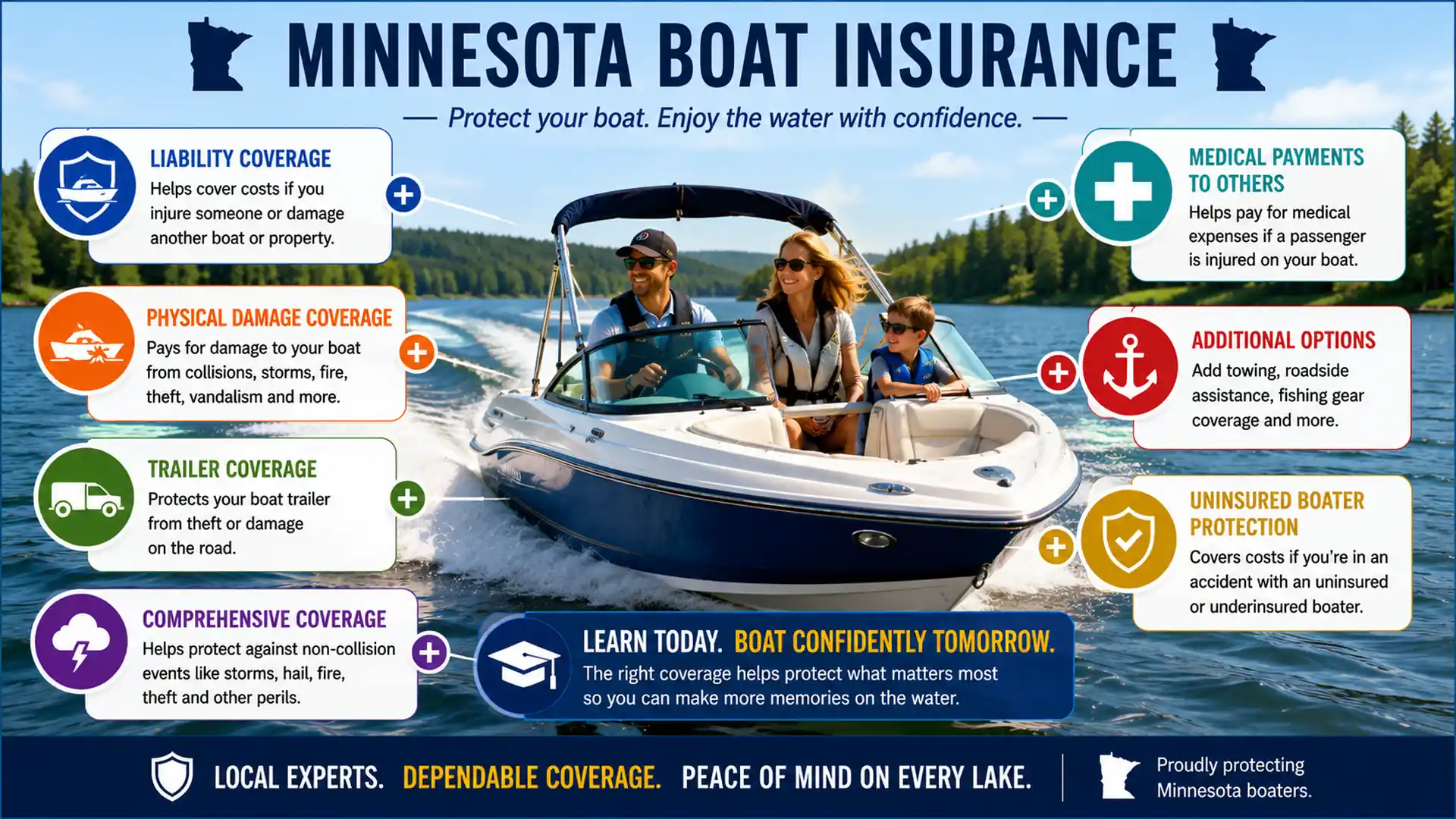 Minnesota Boat Insurance Infographic
