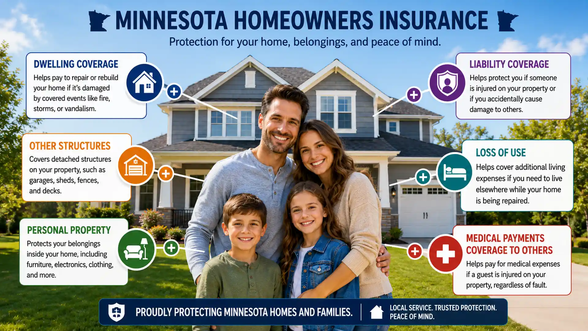 Minnesota Homeowners Insurance Infographic