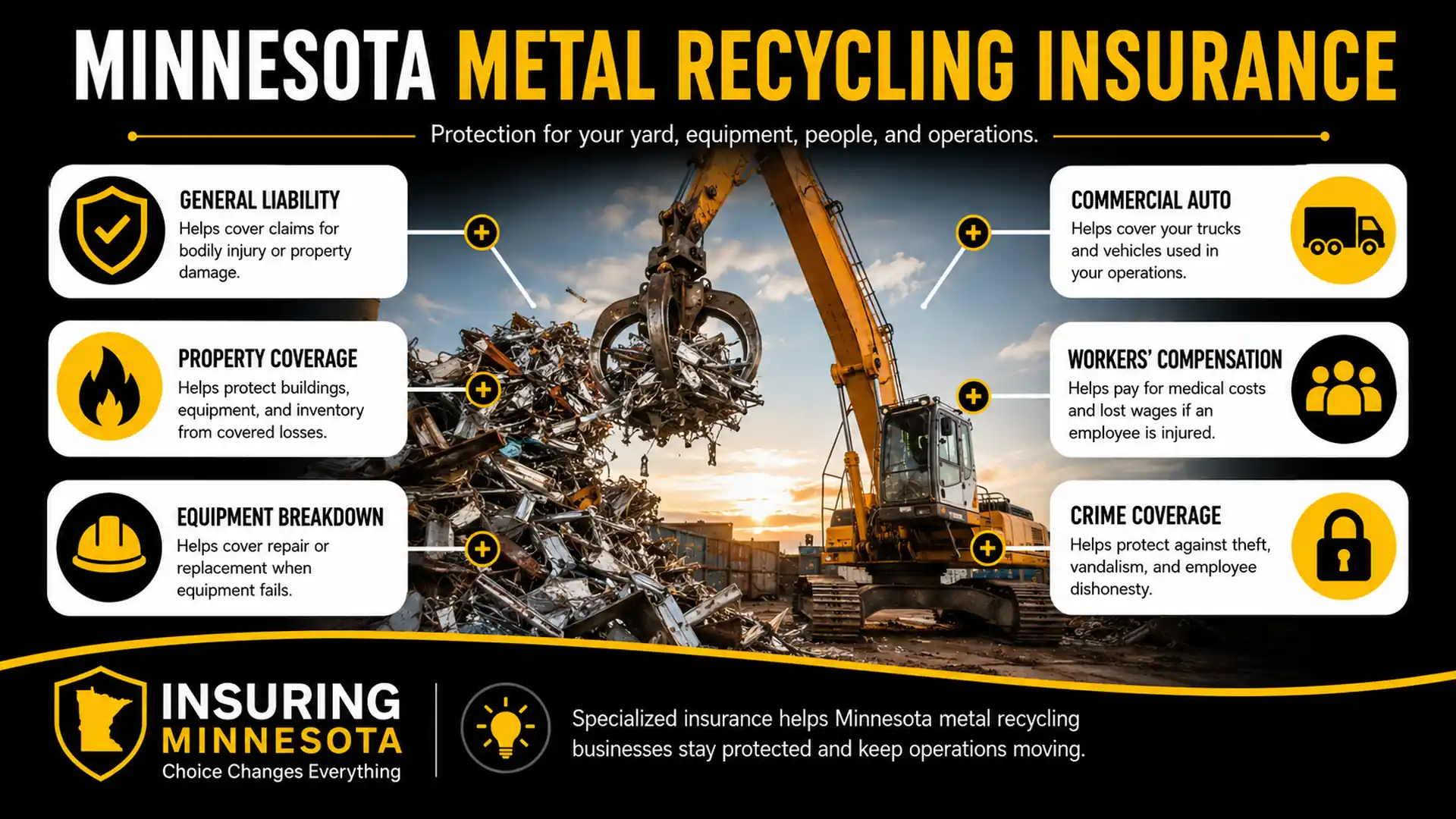 Minnesota Metal Recycling Insurance Infographic