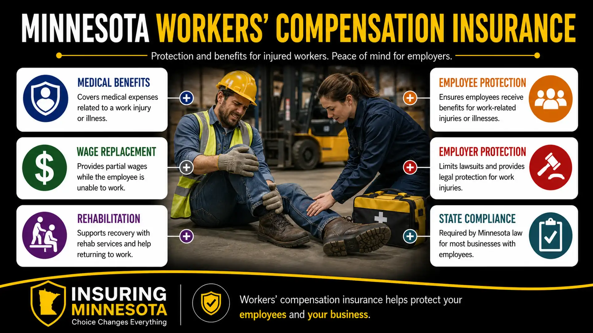 Minnesota Workers Compensation Insurance Infographic